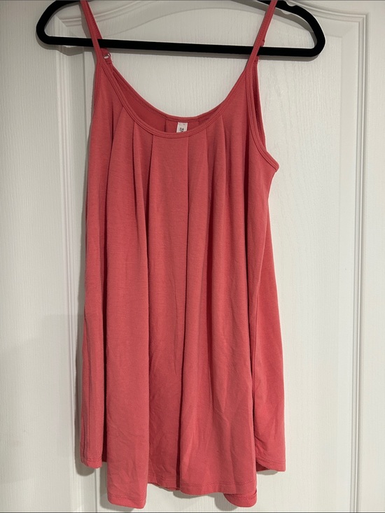 Zenana Outfitters Tops - Zenana Outfitters Coral Pink Spaghetti Strap Tank Dress